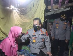 Br Lubis Terharu saat Kediamannya Disambangi Kapolresta Deli Serdang