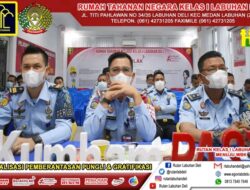 RUTAN KELAS I LABUHAN DELI IKUTI SOSIALISASI PEMBERANTASAN PUNGLI DAN GRATIFIKASI SECARA VIRTUAL