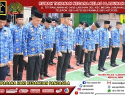 Rutan Kelas I Labuhan Deli Kanwil Kumham Sumut Upacara Hari Kesaktian Pancasila Tahun 2022