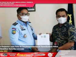Lapas Kelas IIA Pematang Siantar Tanda Tangani MoU Bersama Fokus Rehabilitasi Narkoba Indonesia