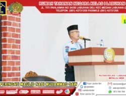 Rutan Kelas I Labuhan Deli Peringati Mauli Nabi Muhammad SAW 1444 H/2022 M
