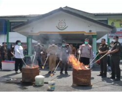 Kejari Binjai Eksekusi Pemusnahan Barang Bukti Narkotika