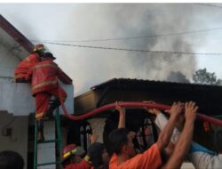 Lagi Sijago Merah Mengamuk : Satu Unit Rumah Permanen Terbakar Di Binjai