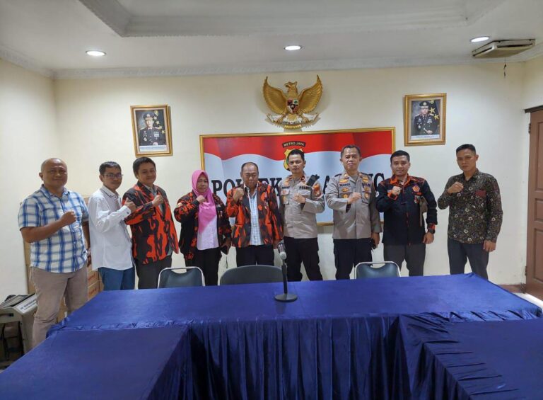 Audiensi dan sharing BPPH Pemuda Pancasila bersama Polsek Cikarang Utara Kabupaten Bekasi