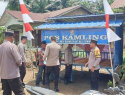 Polresta Deli Serdang Gelar Perlombaan Pos Siskamling Sambut HUT Bhayangkara ke 77