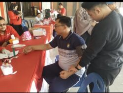 Sambut HUT Bhayangkara ke-77, Polresta Deli Serdang Gelar Donor Darah