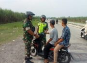 Kodim 0203 / LKT Kerahkan Personil Antisipasi Balap Liar Dan Geng Motor