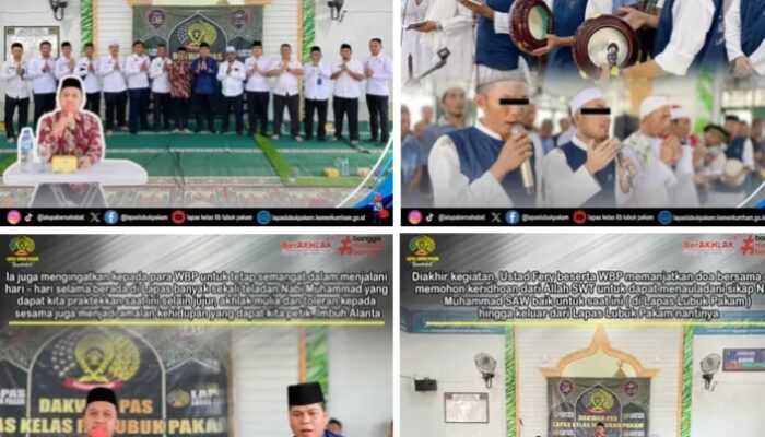 Maulid Nabi Muhammad SAW di Lapas Lubuk Pakam Undang Ustad Untuk Ikuti Jejak Nabi