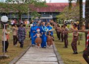 Jalasenastri Lanudal Biak Turut Sambut Kunjungan Kerja Ketua Umum Jalasenastri