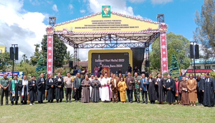 Natal Pemkab Simalungun bawa tema Damai Sejahtera di Bumi