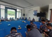 Danlanal Pacitan Pimpin Peringatan HUT Lantamal V ke-74 Tahun 2023