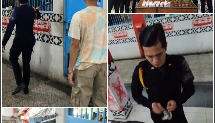 Karutan Kota Agung Cek Teralis Dan Rolling Gembok Kamar Hunian WBP