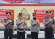 Kapolresta Deli Serdang Pimpin Upacara Kenaikan Pangkat Pengabdian