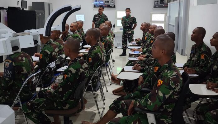 600 Siswa Dikmaba TNI AL Angkatan 43/2 Diperkenalkan Kecanggihan Puslatlekdalsen Kodiklatal