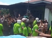 Eksekusi Lahan 11,4 Hektare di Medan Estate Berlangsung Ricuh, Warga Pasrah Saat Bangunan Dirobohkan