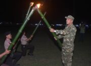 Semangat Kemerdekaan Menyala, Upacara Taptu dan Pawai Obor Peringatan HUT RI ke-80 Bejalan Lancar