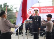 Polres Kolaka Laksanakan Upacara Bendera Detik Detik Proklamasi Kemerdekaan RI ke – 80 Tahun 2025
