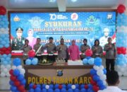 Polres Tanah Karo Gelar Syukuran HUT Lantas ke-70 dan HUT Polwan ke-77