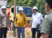 Gubernur Kepri Tinjau Pembangunan Akses Jalan Menuju Pelabuhan Roro Penarik