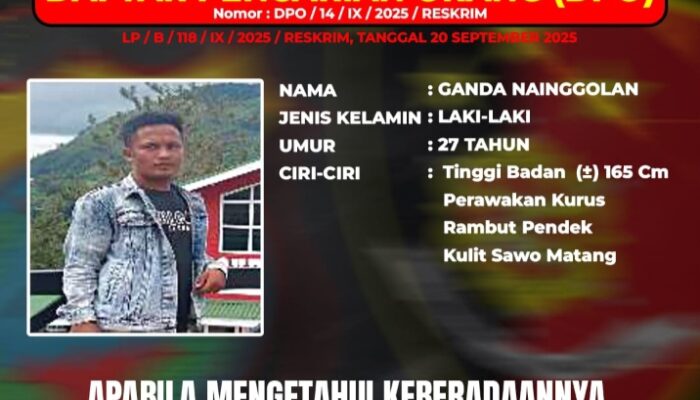 Satreskrim Polres Tanah Karo Terbitkan DPO Terkait Kasus Penemuan Mayat di Perladangan Seledang