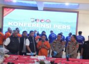 Polres Tanah Karo Gelar Konferensi Pers, Ungkap Kasus Pembunuhan, Judi dan Narkoba