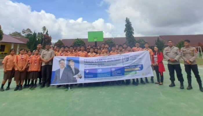 Polres Pakpak Bharat Sosialisasikan Penerimaan Murid Baru SMA Kemala Taruna Bhayangkara