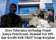 Zero Tolerance Terhadap Fraud Hanya Pencitraan, Skandal Fee 10% dan Kredit KUR Fiktif Tetap Berjalan di BRI KANCA Tanjung Balai, IRT Jadi Korban Mantri BRI Unit Veteran