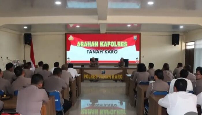 Kapolres Tanah Karo Tekankan Profesionalisme, Penegakan Hukum dan Adaptasi KUHP Nasional
