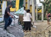 Anggota Polres Lingga Ikut Goro di Gereja Katolik Stasi St Paulus Dabo Singkep