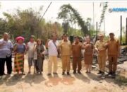 Wujud Kepedulian, Bupati Karo Tinjau Lokasi Kebakaran dan Salurkan Bantuan di Desa Lingga