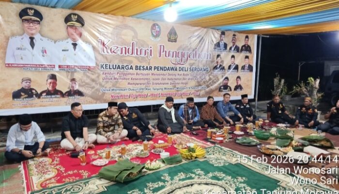 Sambut Bulan Suci Ramadhan 1447 H ,Kapolsek Tanjung Morawa Hadiri Punggahan Keluarga Besar Pendawa Deli Serdang