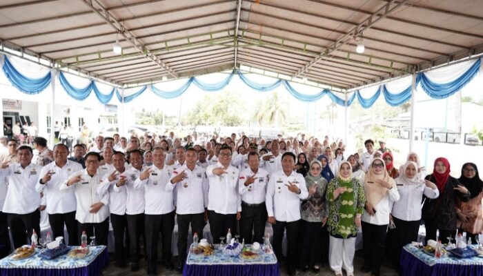 Kantor Camat dan Puskesmas Baru Diresmikan, Pelayanan Publik di Pagar Merbau Makin CTM