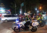 Polresta Deli Serdang Gelar Patroli Skala Besar Malam Takbiran, Situasi Aman dan Kondusif