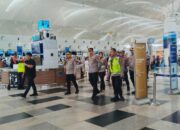 Kapolresta Deli Serdang Pantau Aktivitas Arus Balik Lebaran 1447 H di Bandara Kualanamu