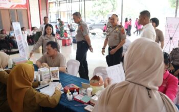Polresta Deli Serdang Gelar Bakti Kesehatan Donor Darah Dalam Rangka Hari Bhayangkara ke-80 Tahun 2026