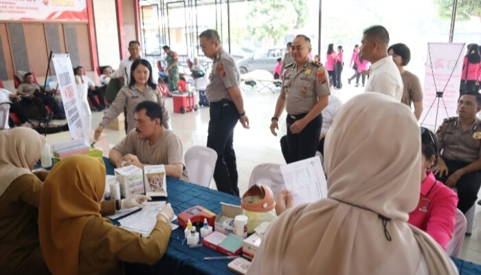 Polresta Deli Serdang Gelar Bakti Kesehatan Donor Darah Dalam Rangka Hari Bhayangkara ke-80 Tahun 2026