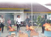 Barang Bukti Inkracht Dimusnahkan, Lapas Lubuk Pakam Perkuat Sinergi Penegakan Hukum