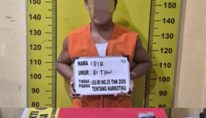 Sat Narkoba Polresta Deli Serdang Amankan Pria Yang Menyimpan Sabu di Pantai labu