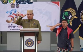 Semangat ‘Ayah Wajib Hadir’, Lapas Lubuk Pakam Peringati Harganas ke-33 dengan Pakaian Adat