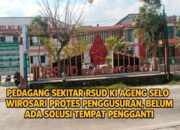 Tanpa Solusi dan Tanggapan, Pedagang di Lingkungan Rsud Ki Ageng Selo Wirosari Protes Penggusuran  Grobogan