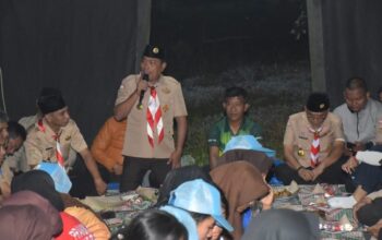 Bermalam Bersama Kontingen Jamdasu XI, Wabup Dorong Pramuka Jadi Generasi Membanggakan Deli Serdang