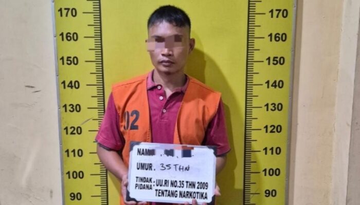 Diduga Miliki Sabu 1,7 Gram , Seorang Pria Diamankan Satres Narkoba Polresta Deli Serdang 