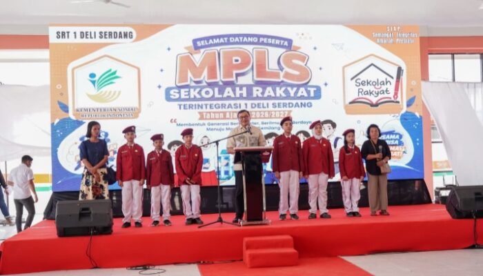 Bupati Buka MPLS Sekolah Rakyat Terintegrasi 1 Deli Serdang, 419 Siswa Mulai Masuk Asrama