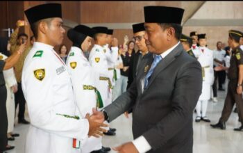 Wakil Bupati Deli Serdang Kukuhkan 45 Paskibraka Kabupaten Deli Serdang